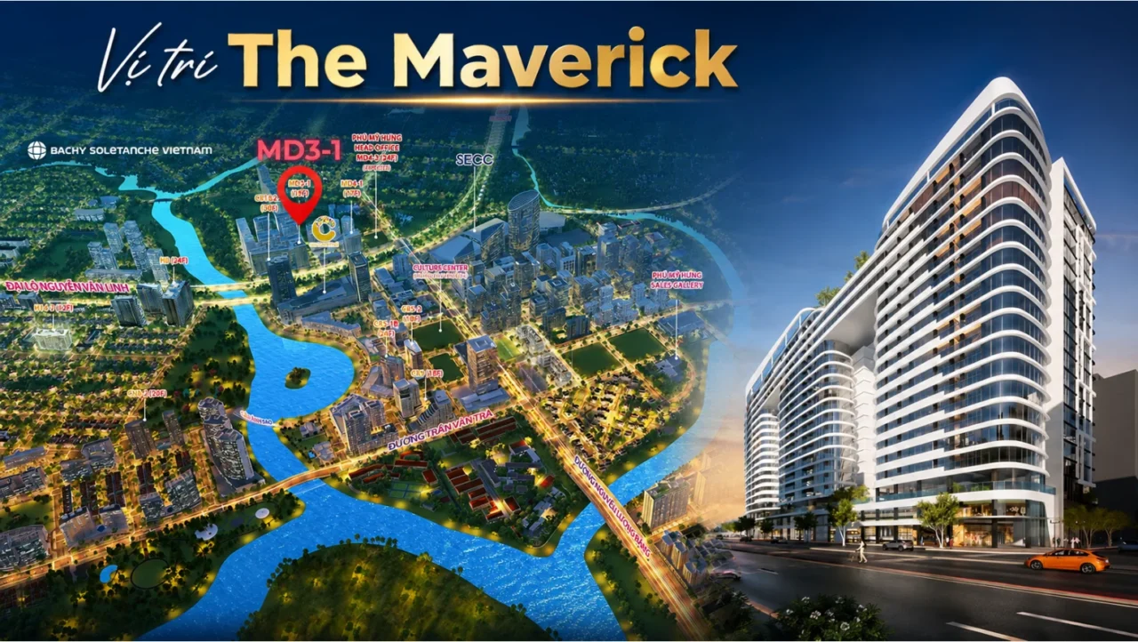 Vị trí dự án căn hộ The Maverick ở đâu? 1 Vị trí dự án The Maverick