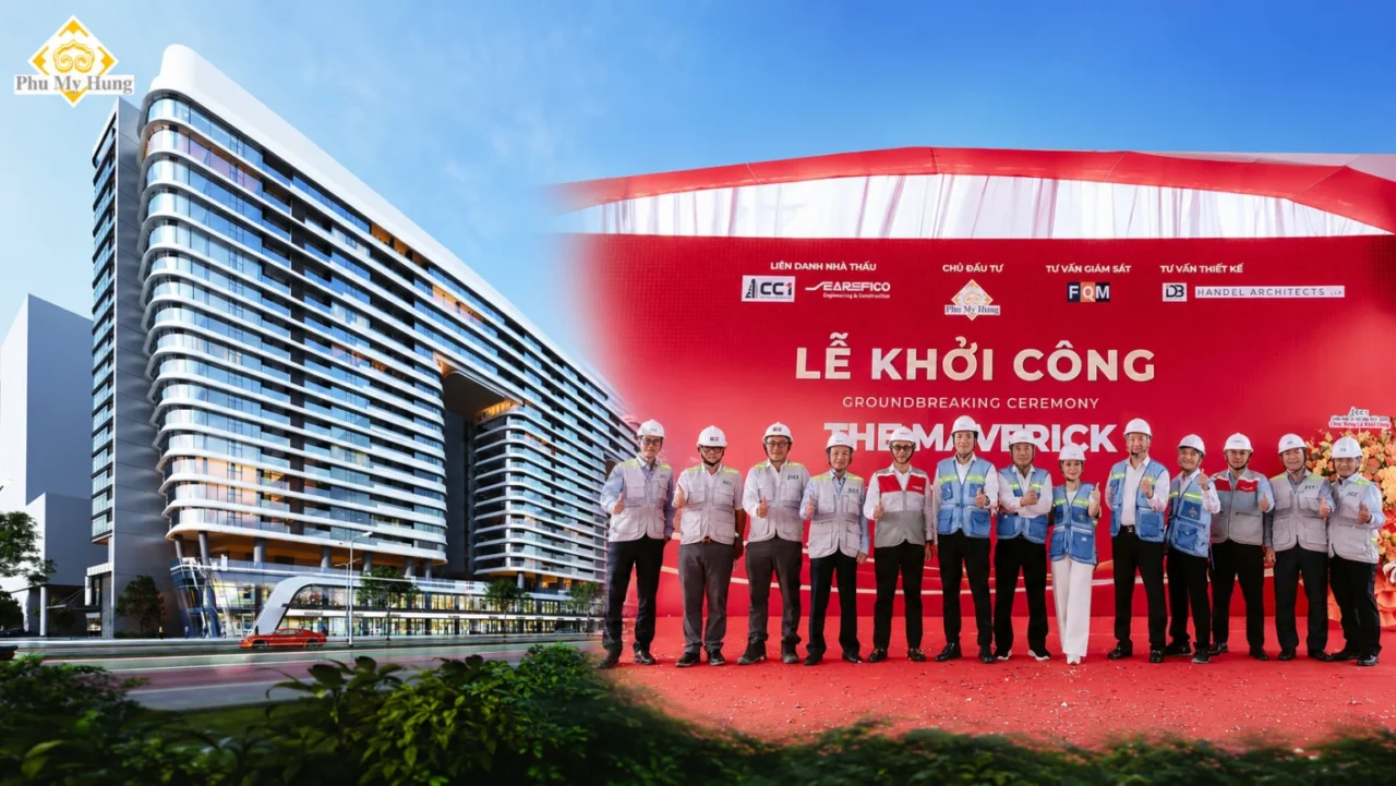 The Maverick Phú Mỹ Hưng - Căn hộ đối diện Crescent Mall Quận 7 48 Chủ đầu tư Phú Mỹ Hưng chính thức khởi công dự án The Maverick